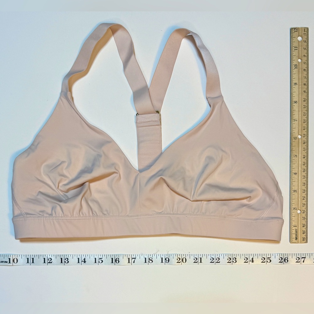 Athleta Triangle Bralette | Size Large | Soft Pink/Nude